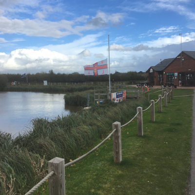 Rodney Flag at half mast