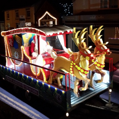 Santa and Sleigh