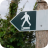 Sign footpath walking walker