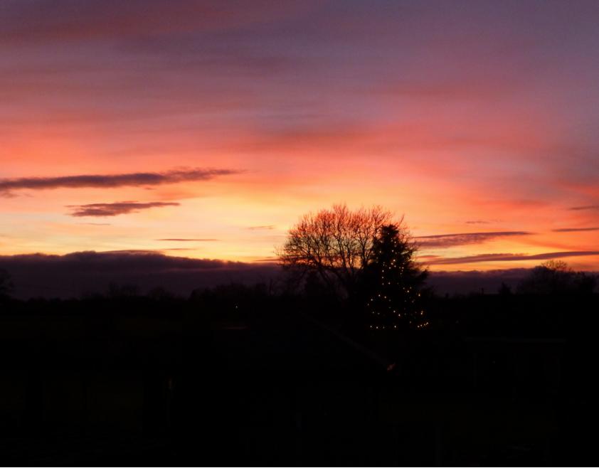 Sunset over Buerton